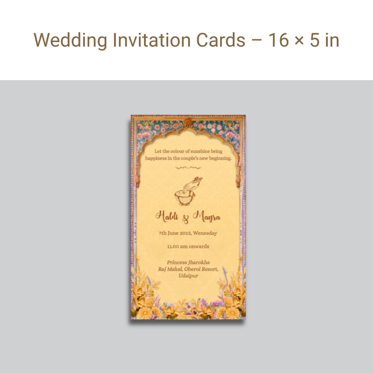 Picture of Kankotri Card – 16×5 in