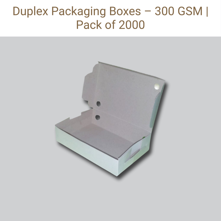Picture of Grey Back Duplex Box – 300 GSM – Qty 2000