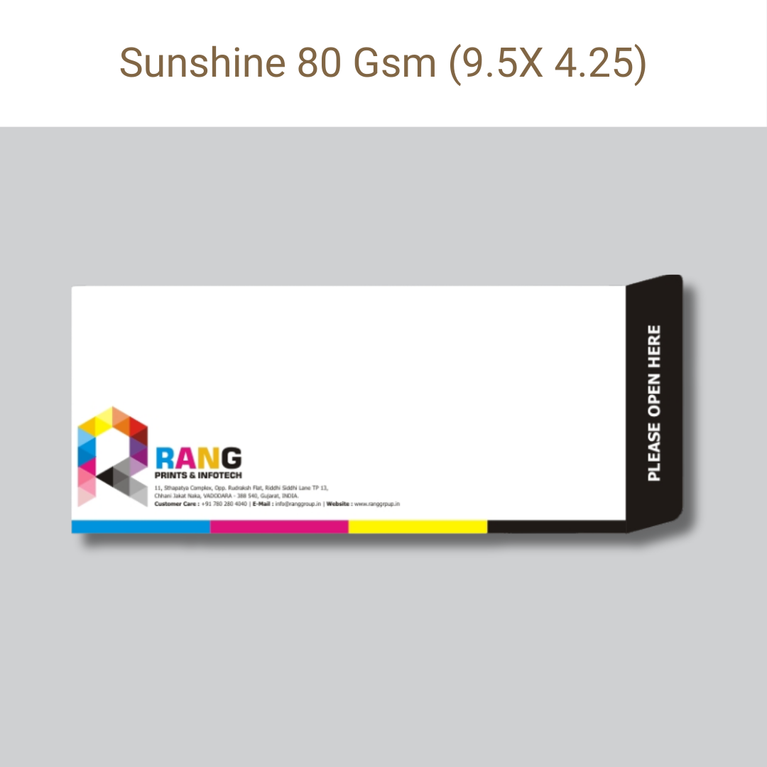 Picture of Sunshine Paper – 80 GSM – 9.5×4.25 in