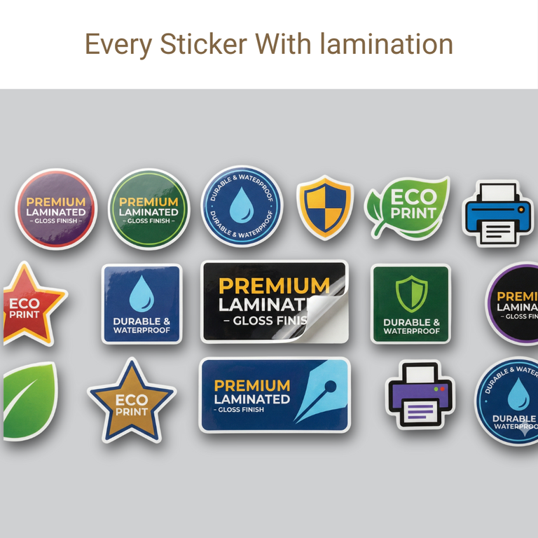 Picture of Sticker – With Lamination